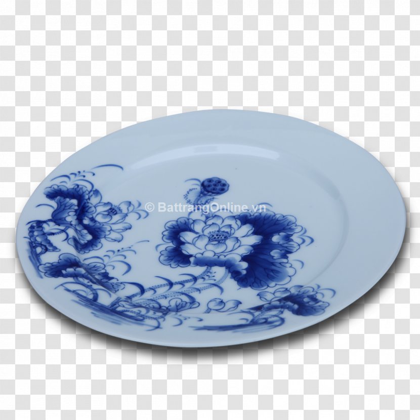 Plate Blue And White Pottery Platter Tableware Porcelain - Hoa Sứ Transparent PNG