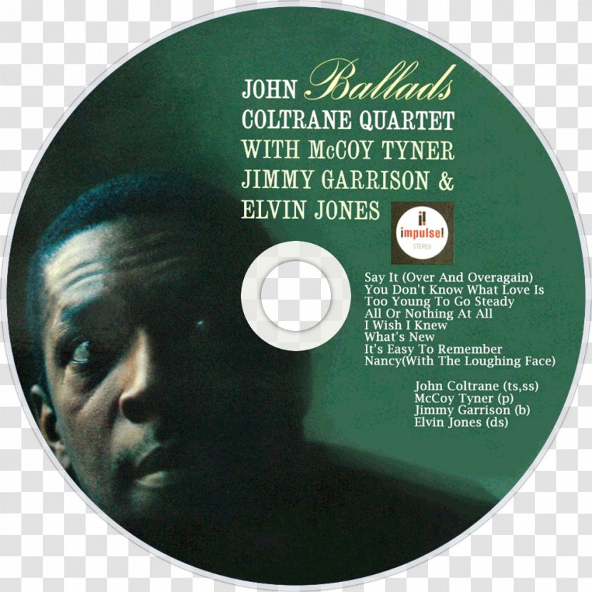 Ballads Album Jazz Impulse! Records LP Record - Tree - Coltrane Transparent PNG