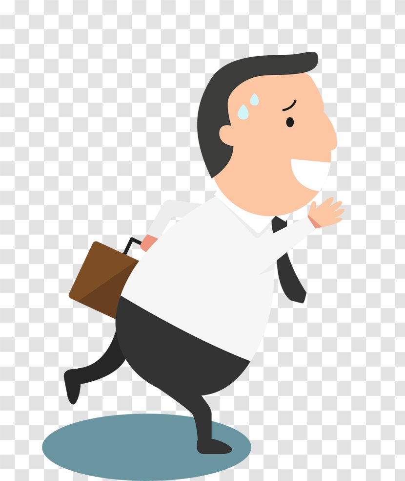 Cartoon Salaryman - Work Transparent PNG