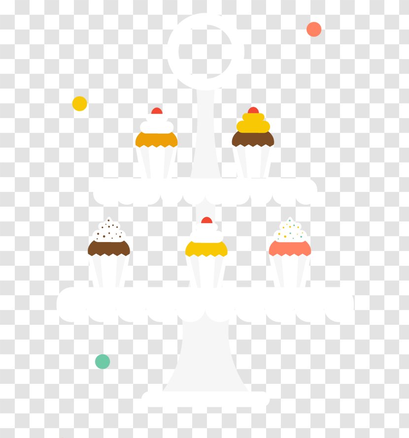 Cupcake - Illustration - Orange Transparent PNG