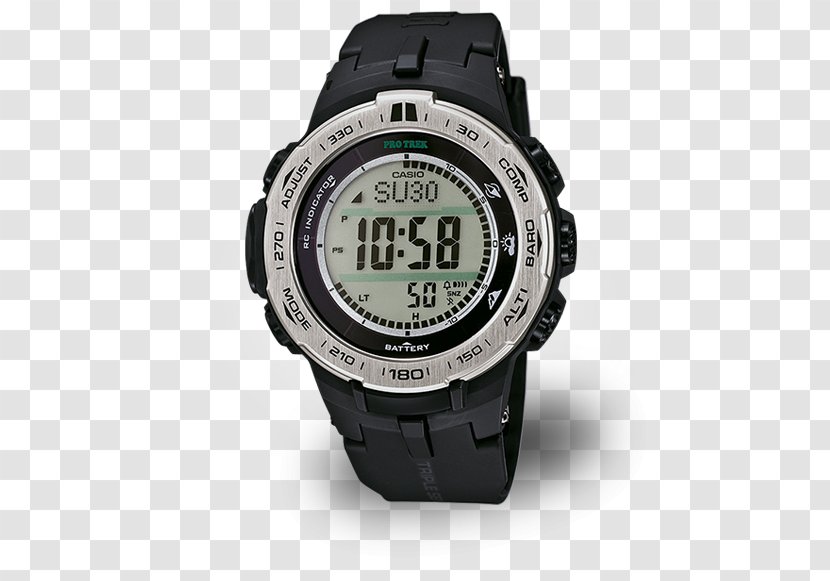 Pro Trek Solar-powered Watch Casio Tough Solar Transparent PNG