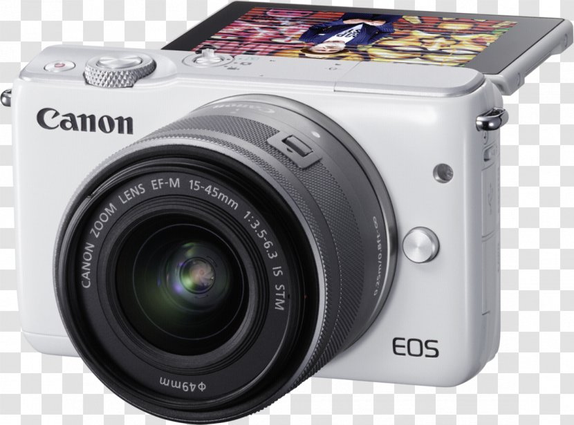 Canon EOS M10 EF-M 15–45mm Lens Mirrorless Interchangeable-lens Camera - Teleconverter Transparent PNG