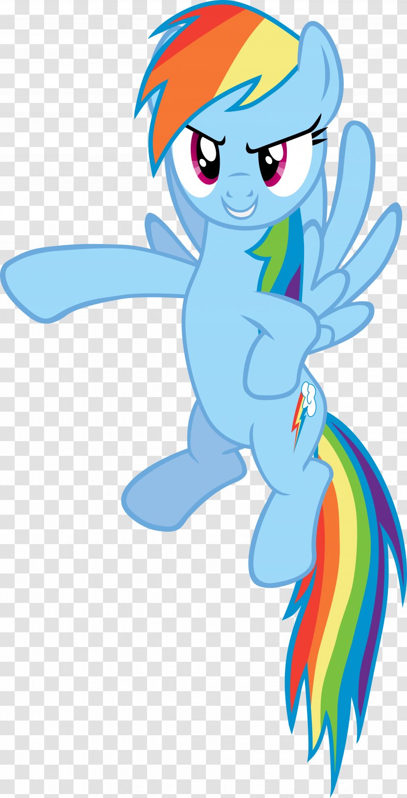 Pony Rainbow Dash Horse Clip Art - Fish - Vector Dj Transparent PNG