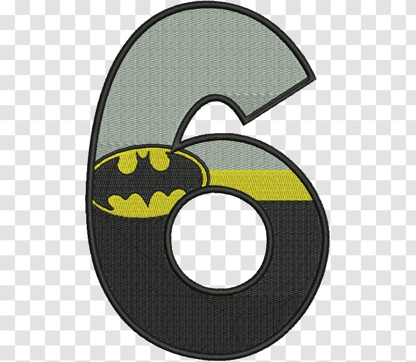 Batman Number Symbol - Pattern Transparent PNG