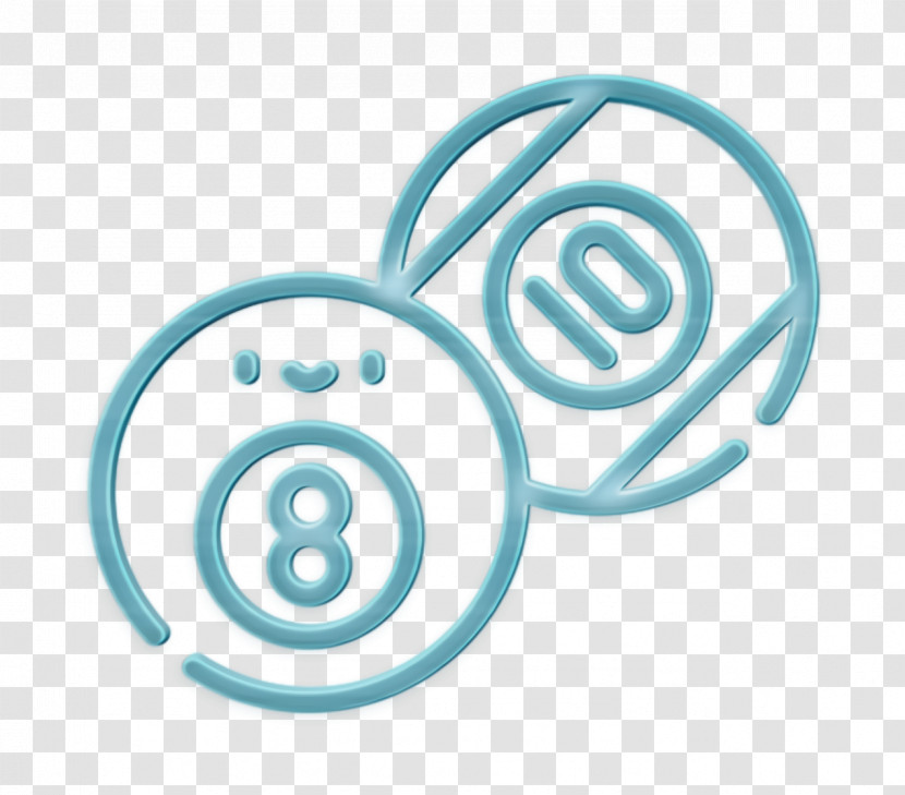 Billiard Icon Night Party Icon Snooker Icon Transparent PNG