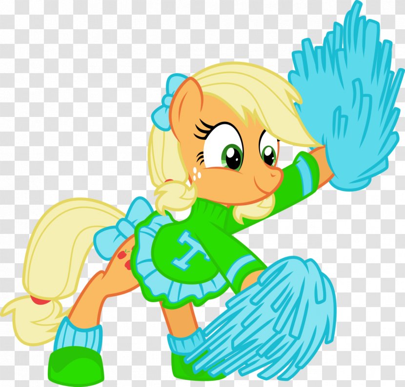 Pinkie Pie Rarity Applejack Twilight Sparkle Pony - My Little - Cheerleader Transparent PNG