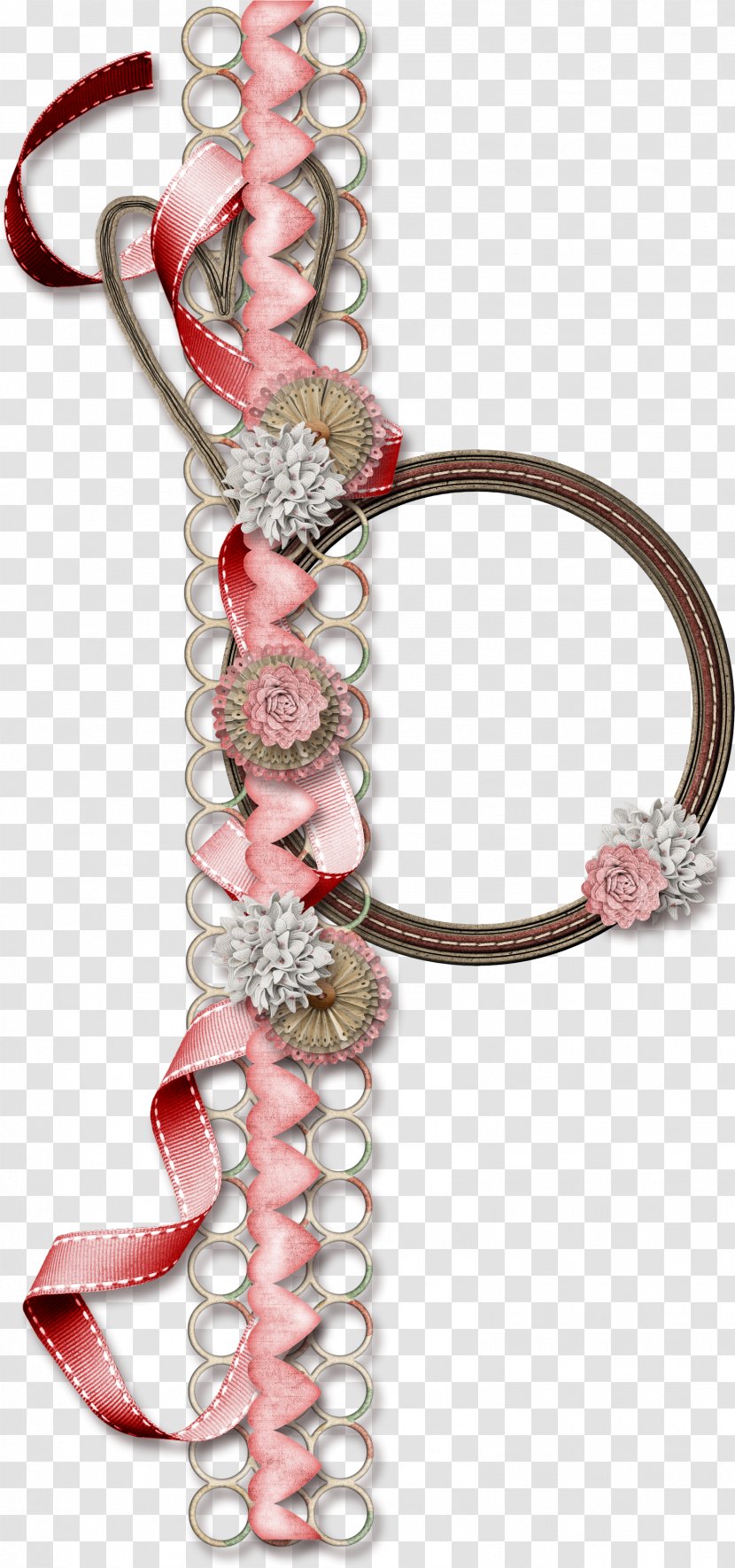 Flower Picture Frames Ear Clip Art - Pink Transparent PNG