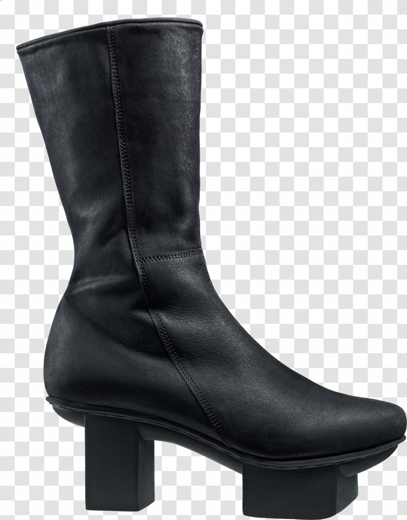 Motorcycle Boot Black High-heeled Shoe Transparent PNG