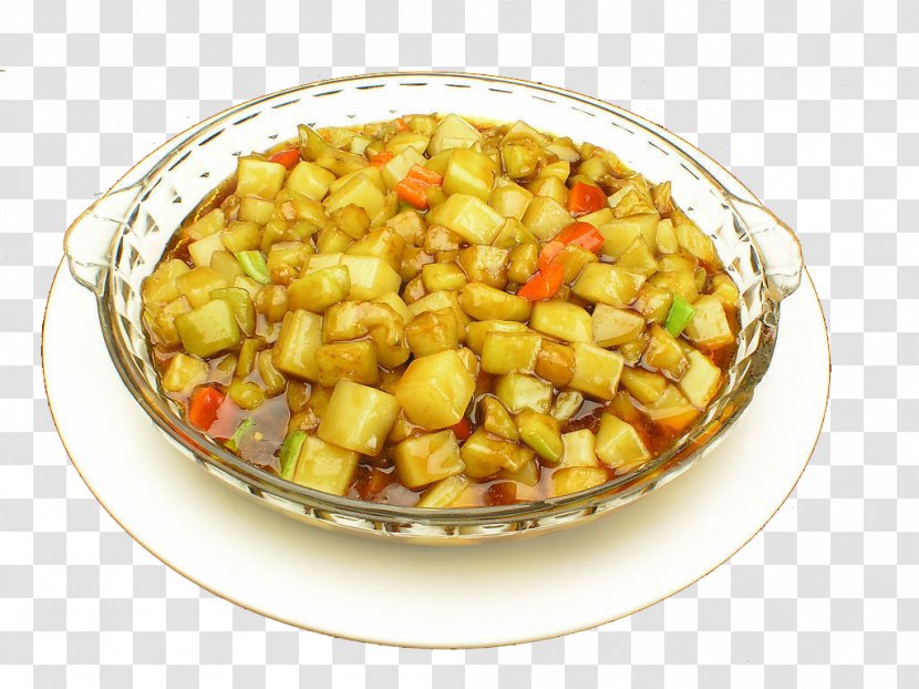 Mantou Vegetarian Cuisine Catfish Stew Chinese Potato - Ingredient - Potatoes, Eggplant Transparent PNG