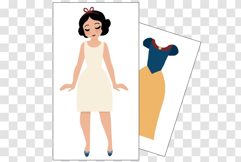 Thumb Dress Cartoon Woman - Watercolor Transparent PNG