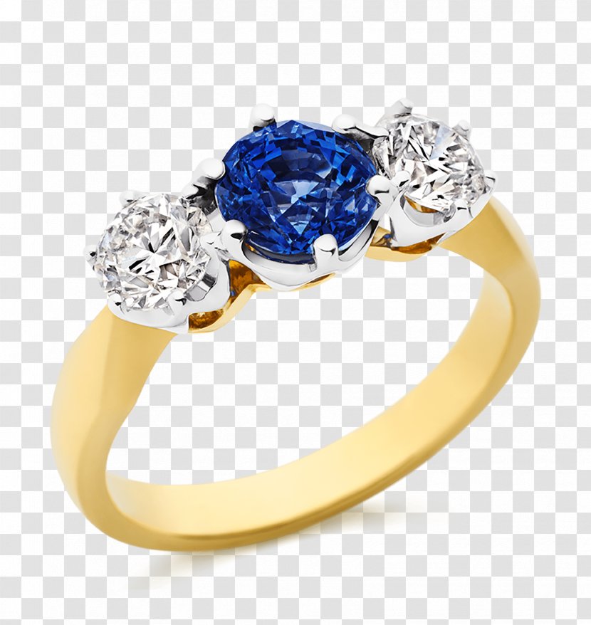 Wedding Ring Silver - Ceremony Supply - Electric Blue Transparent PNG