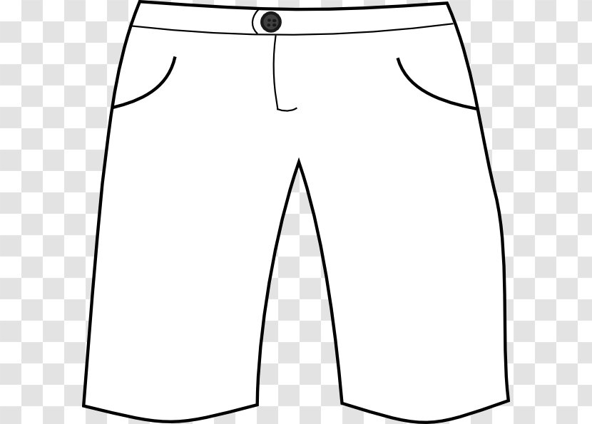 T-shirt Shorts Pants White Clip Art - Cliparts Transparent PNG