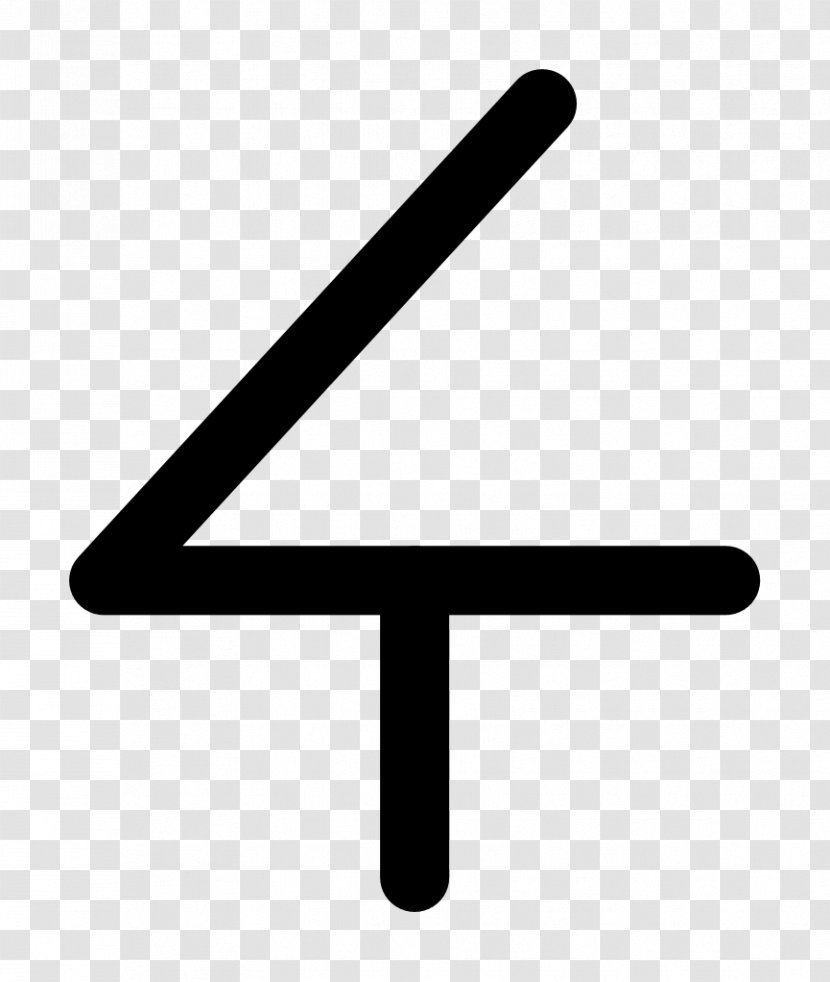 Line Triangle Font - Symbol Transparent PNG