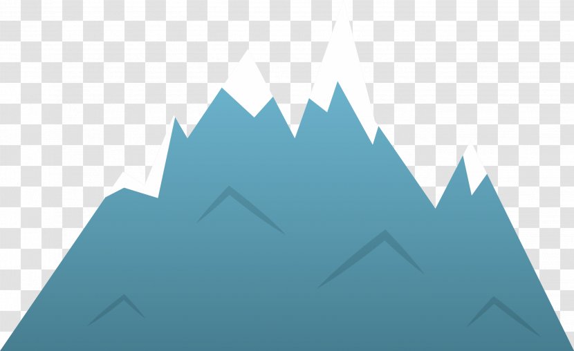 Triangle Microsoft Azure Pattern - Cartoon Mountain Peak Transparent PNG