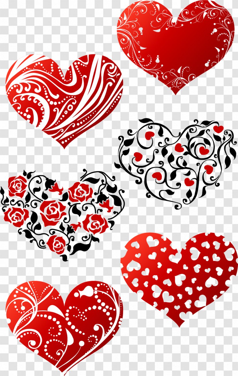 Heart - Silhouette - Valentines Day Transparent PNG