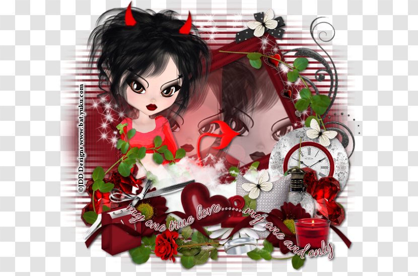 Christmas Ornament Rose Family Doll Floral Design Transparent PNG