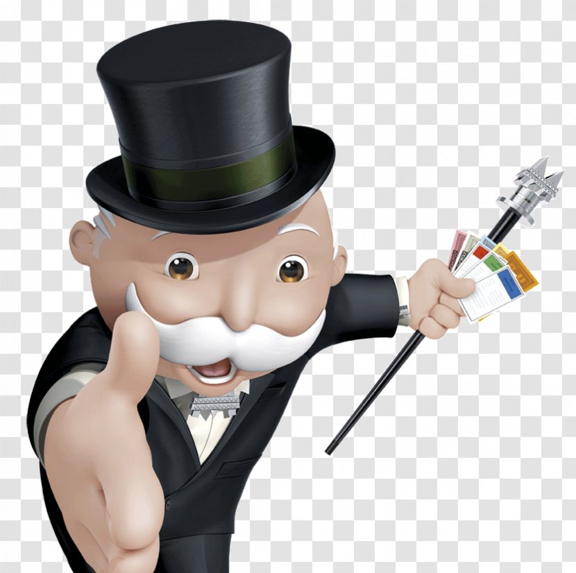 Monopoly City Rich Uncle Pennybags Board Game - Figurine - Boy Transparent PNG