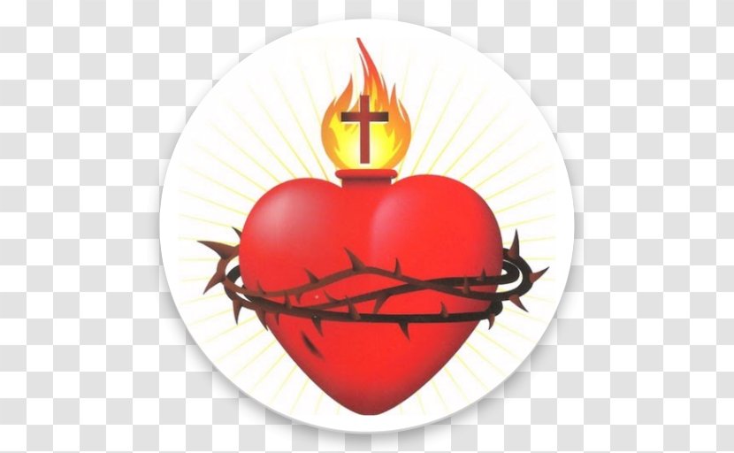 Sacred Heart Clip Art Immaculate Of Mary Vector Graphics Illustration - Royaltyfree - Jesus Transparent PNG