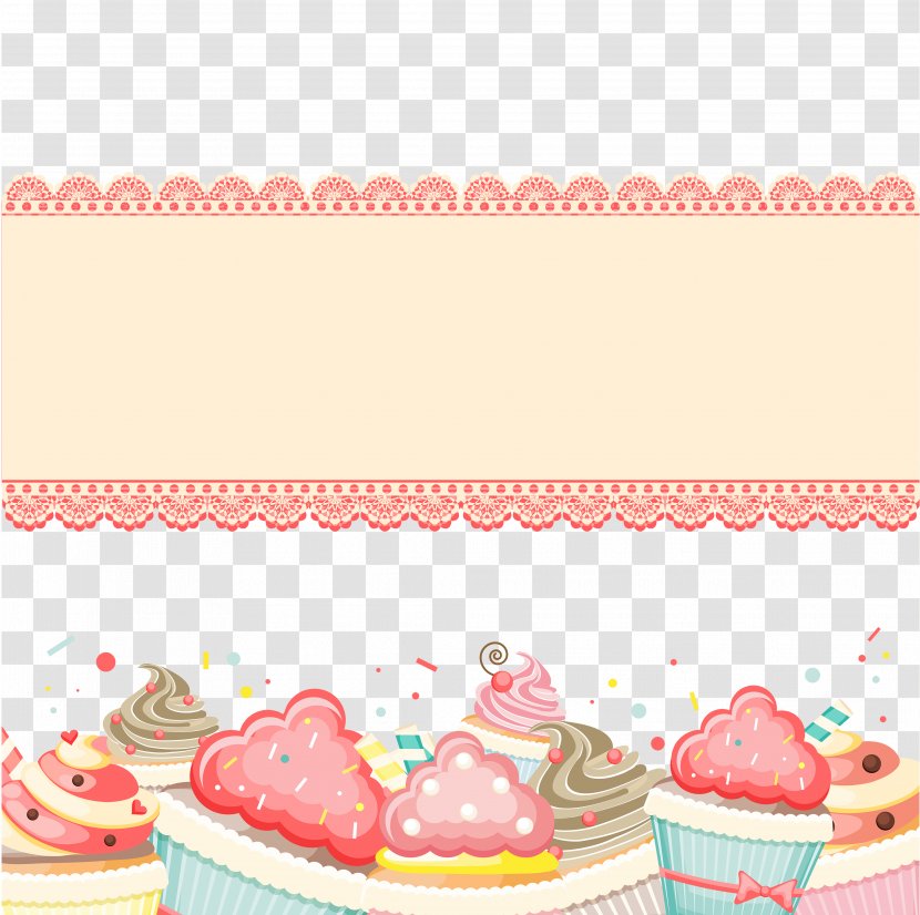 Birthday Cake Cupcake Greeting Card - Photography - Decorative Vector Illustration Transparent PNG