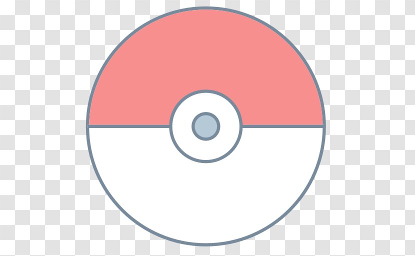 Circle Compact Disc Area - Disk Storage - Pokeball Transparent PNG