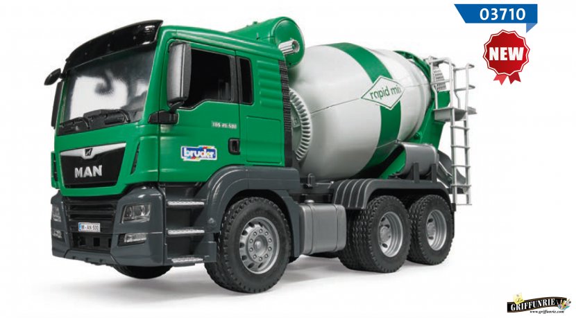 MAN SE Caterpillar Inc. TGA Cement Mixers Bruder - Automotive Wheel System - Truck Transparent PNG