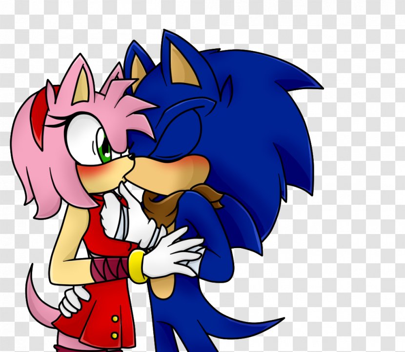 Sonic Adventure Amy Rose Knuckles The Echidna Forces Mania - Frame - Kiss Transparent PNG
