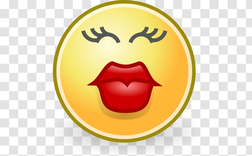Smiley Emoticon Clip Art Kiss Openclipart Transparent PNG