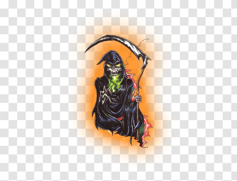 Death Old School (tattoo) Flash Tattoo Artist - Grim Reaper Transparent PNG
