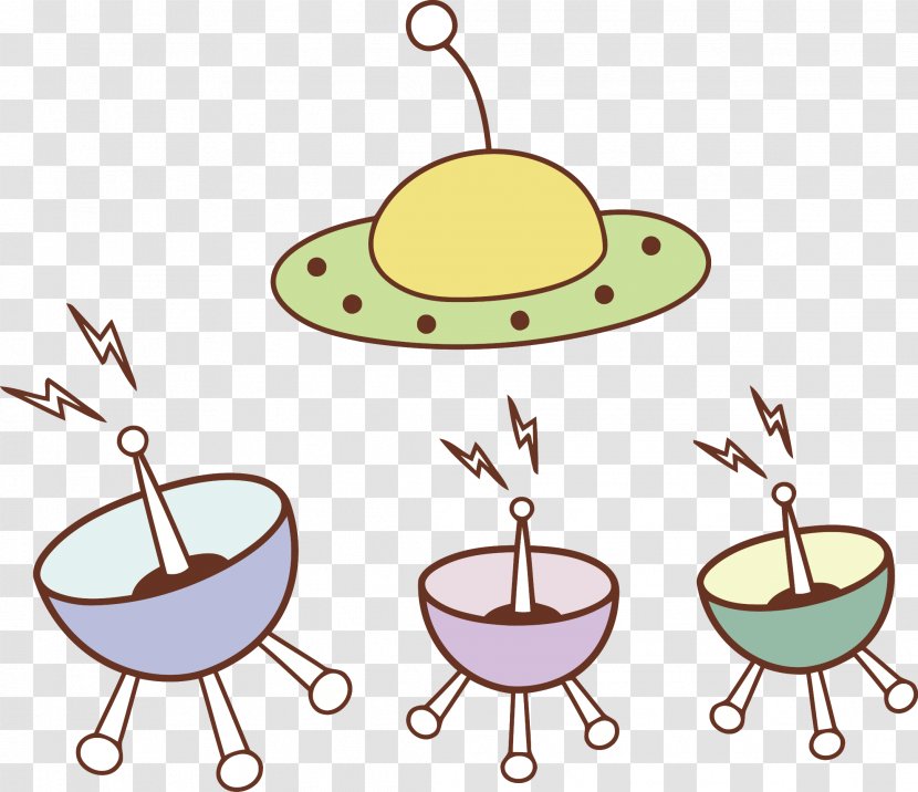 Unidentified Flying Object Clip Art - Tableware - Vector Illustration Ufo Transparent PNG