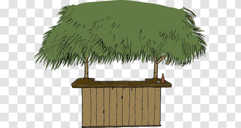 Tiki Bar Hut Clip Art - Plant - Cliparts Transparent PNG