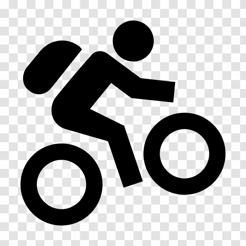 Cycling Bicycle Mountain Biking Bike - Black And White - Bicycles Vector Transparent PNG