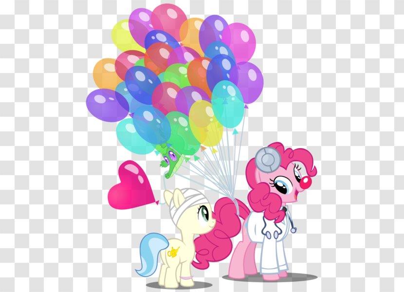 Pinkie Pie Pony BronyCon Balloon Dress - Silhouette - Cartoon Transparent PNG