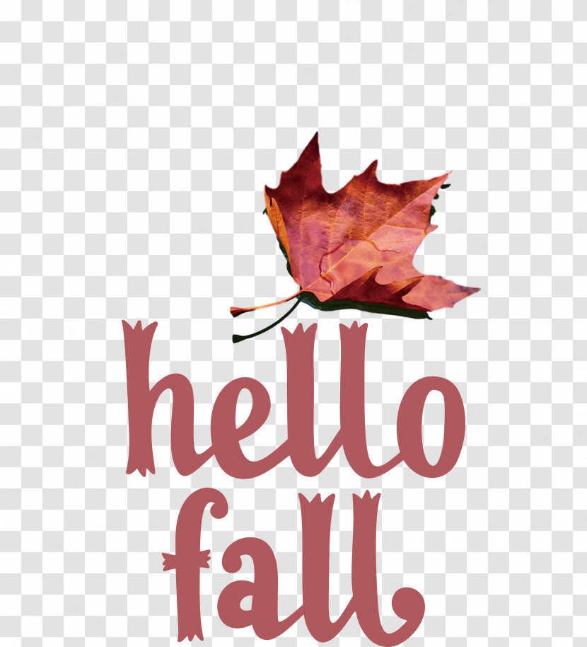 Hello Fall Fall Autumn Transparent PNG