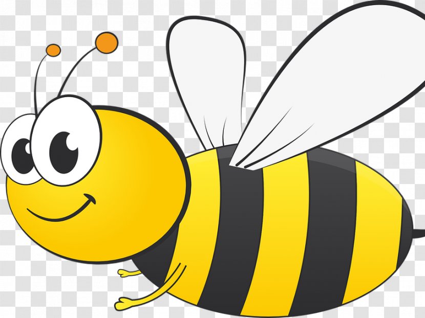Honey Bee Clip Art Image Stock Illustration - Smiley Transparent PNG