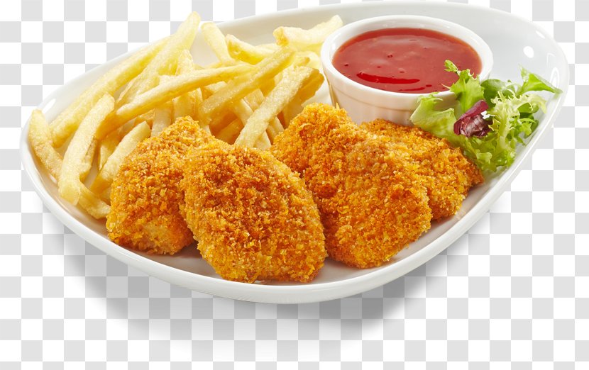 Chicken Nugget Take-out Pizza French Fries - Takeout Transparent PNG