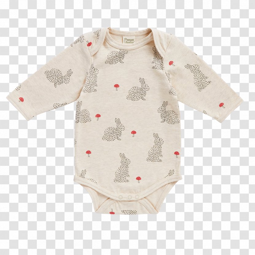 Organic Cotton Infant Jersey Baby & Toddler One-Pieces - Romper Suit - Watercolor Rabbit Transparent PNG