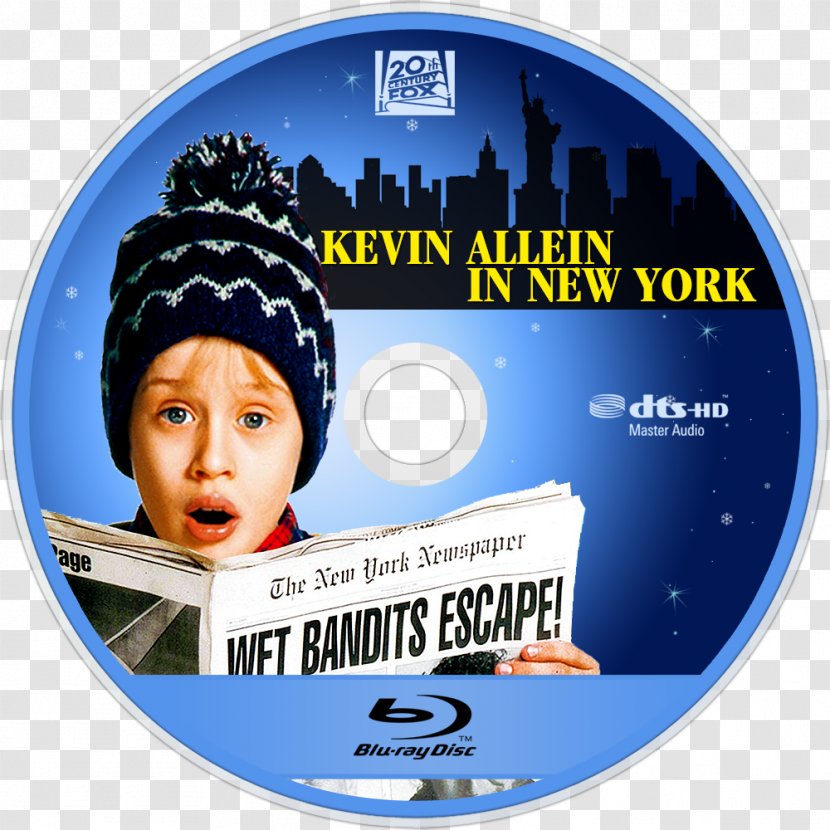 Home Alone 2: Lost In New York Film Series DVD Blu-ray Disc - Label - Dvd Transparent PNG