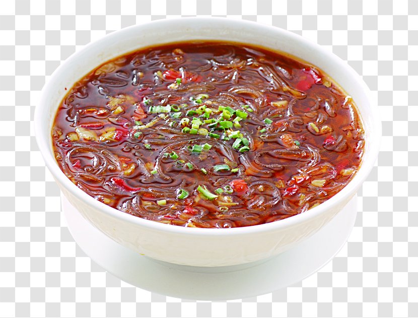 Hot And Sour Soup Noodle Sweet Potato Powder Mala Sauce - Fideo - Home Spicy Transparent PNG