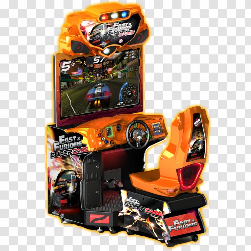 Fast & Furious: SuperCars The And Drift Cruis'n USA Arcade Game - Raw Thrills - Car Promotion Transparent PNG