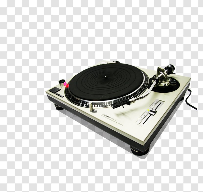 Disc Jockey Technics SL-1200 Sound System - Flower - DJ Machine Transparent PNG