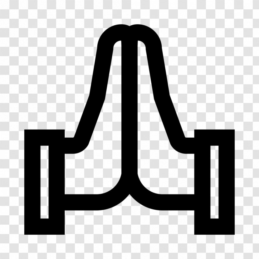 Praying Hands Text - Religious Symbol - Trademark Brand Transparent PNG