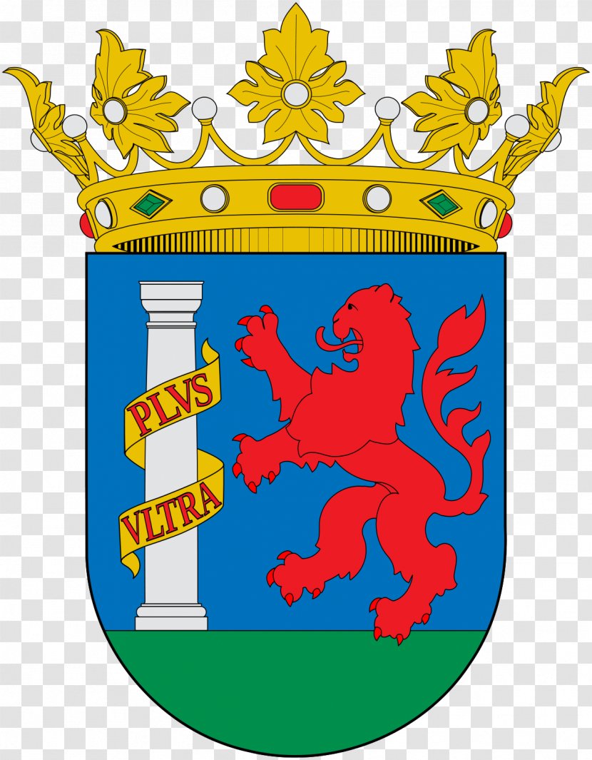 Coat Of Arms Castile And León Badajoz Crown - Area - Blue Ribbon Transparent PNG