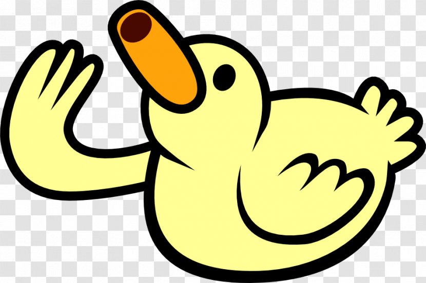 Clip Art Yellow Beak Happiness - Cartoon - Baymax Vector Transparent PNG