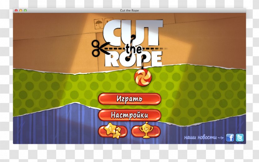 Cut The Rope 2 Download Android Game - Banner Transparent PNG