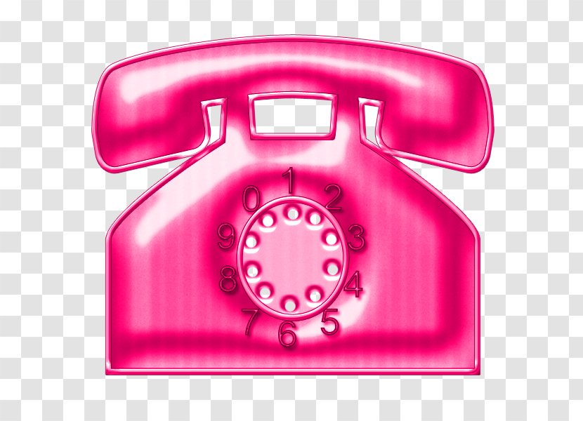 Telephone Image Home & Business Phones Drawing - Red - Pink Transparent PNG