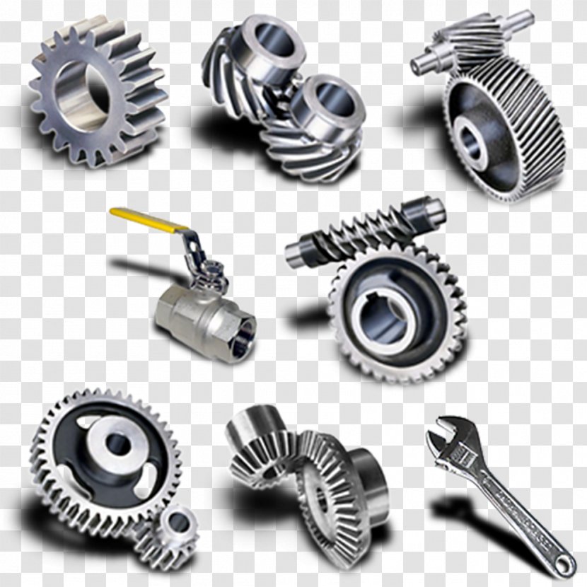 Gear Machine Icon - A Plurality Of Collection Metal Transparent PNG