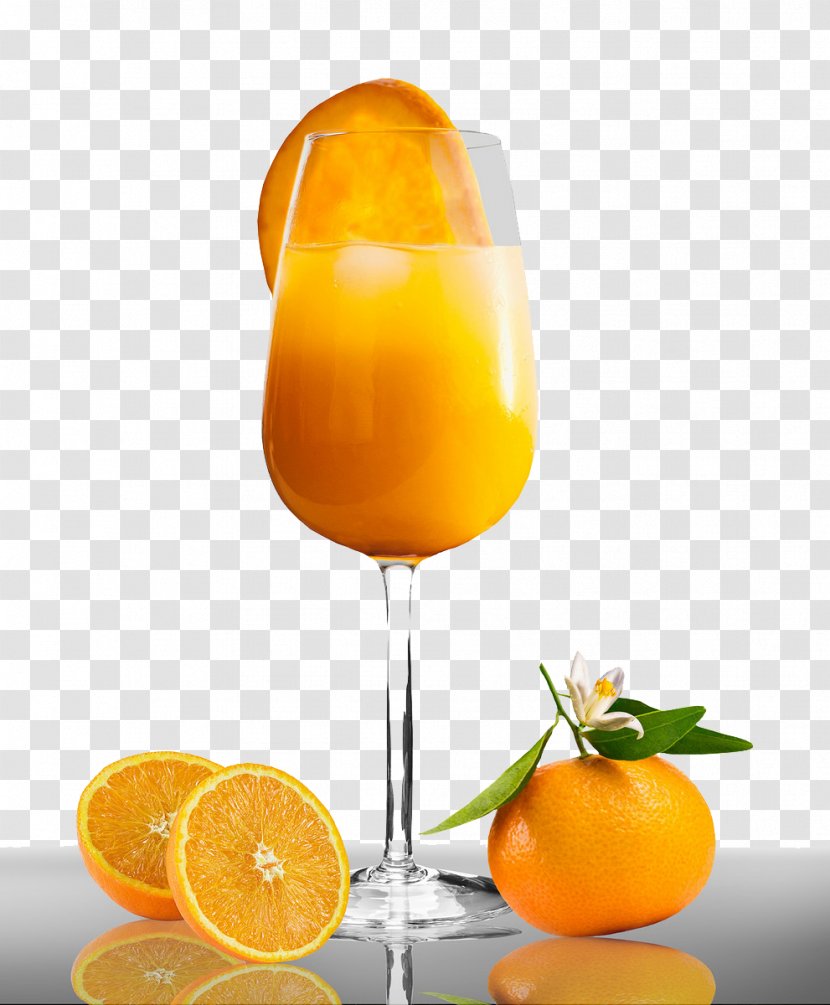 Orange Juice Mimosa Tangerine Mandarin - Food - The In Goblet Transparent PNG
