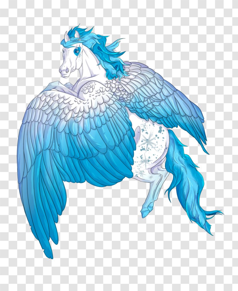 Horse Mythology Feather Legendary Creature Tail - Pegasus Transparent PNG