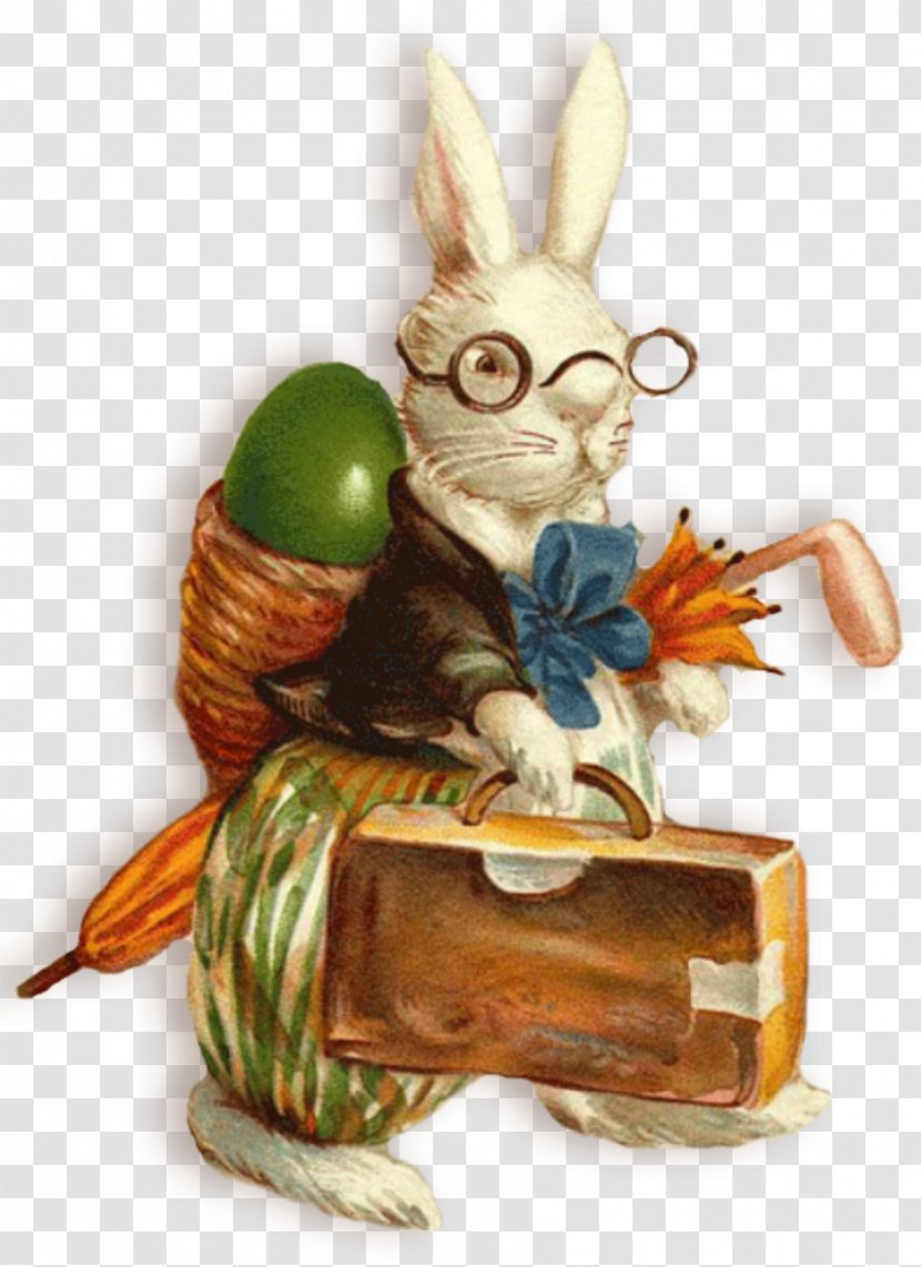 Easter Bunny Postcard Gift Post Cards - Rabbit Transparent PNG