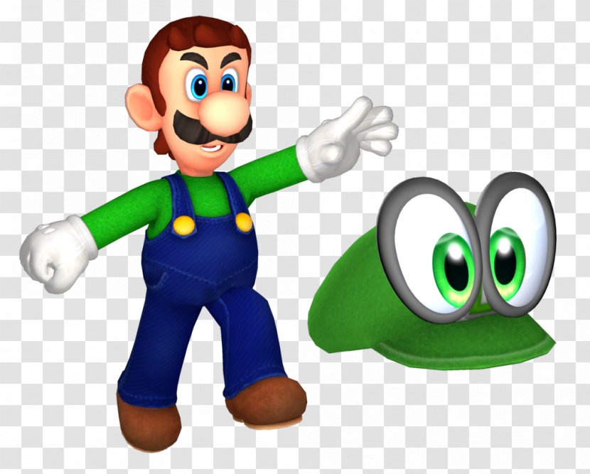 New Super Luigi U Mario Odyssey 64 Smash Bros. Brawl - Mascot Transparent PNG